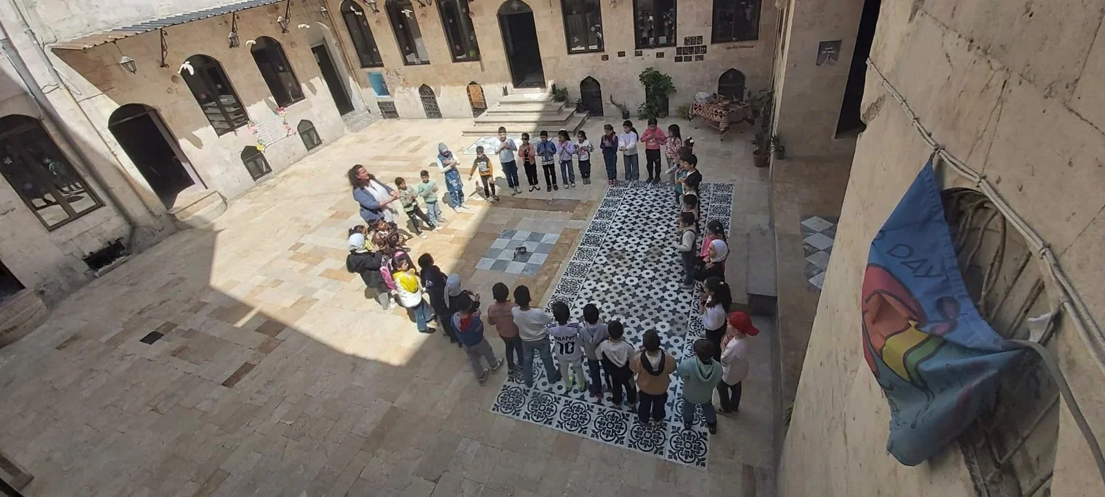 Photos of the 123 HOPE centre in Aleppo.