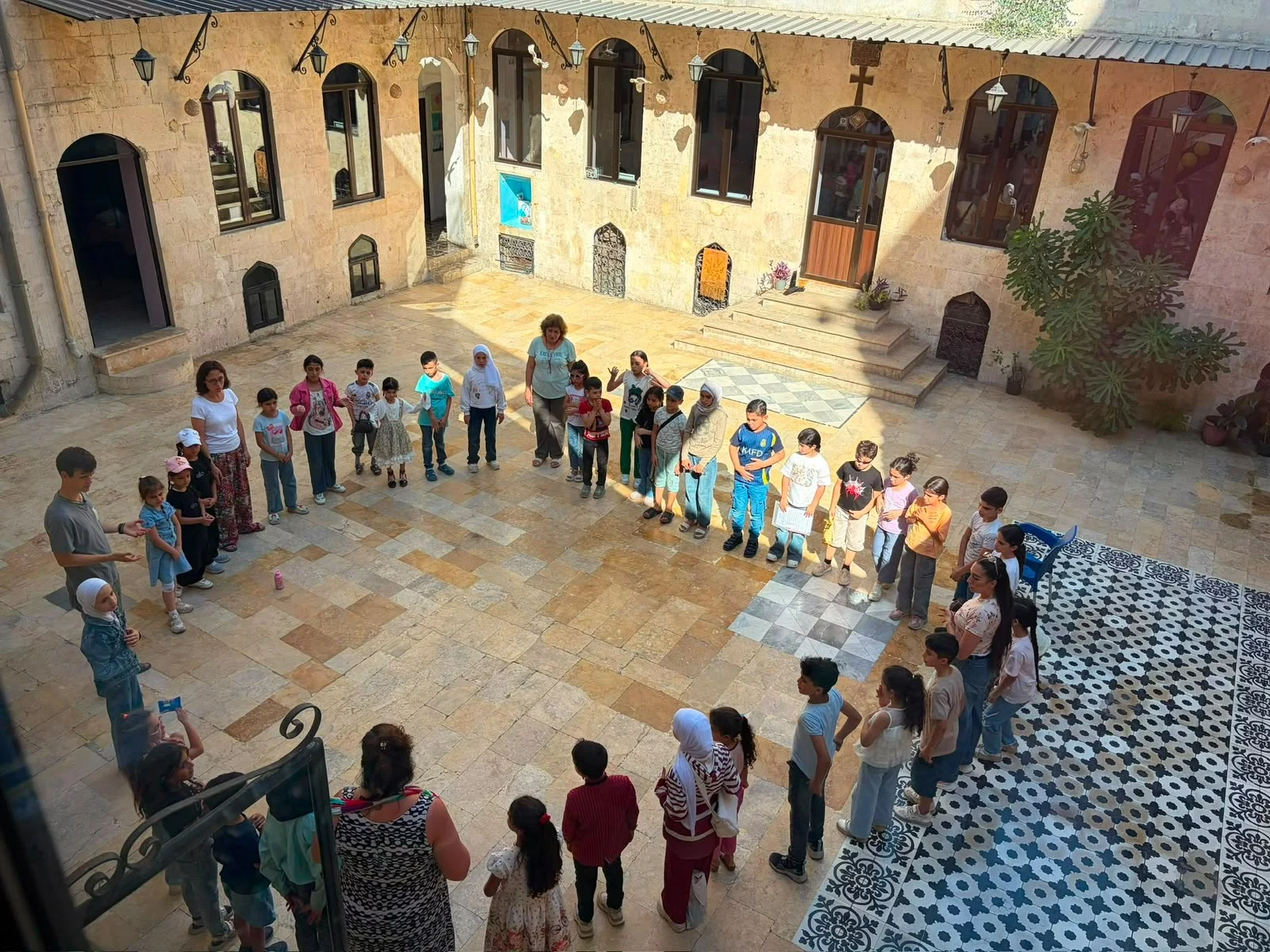 Photos of the 123 HOPE centre in Aleppo.