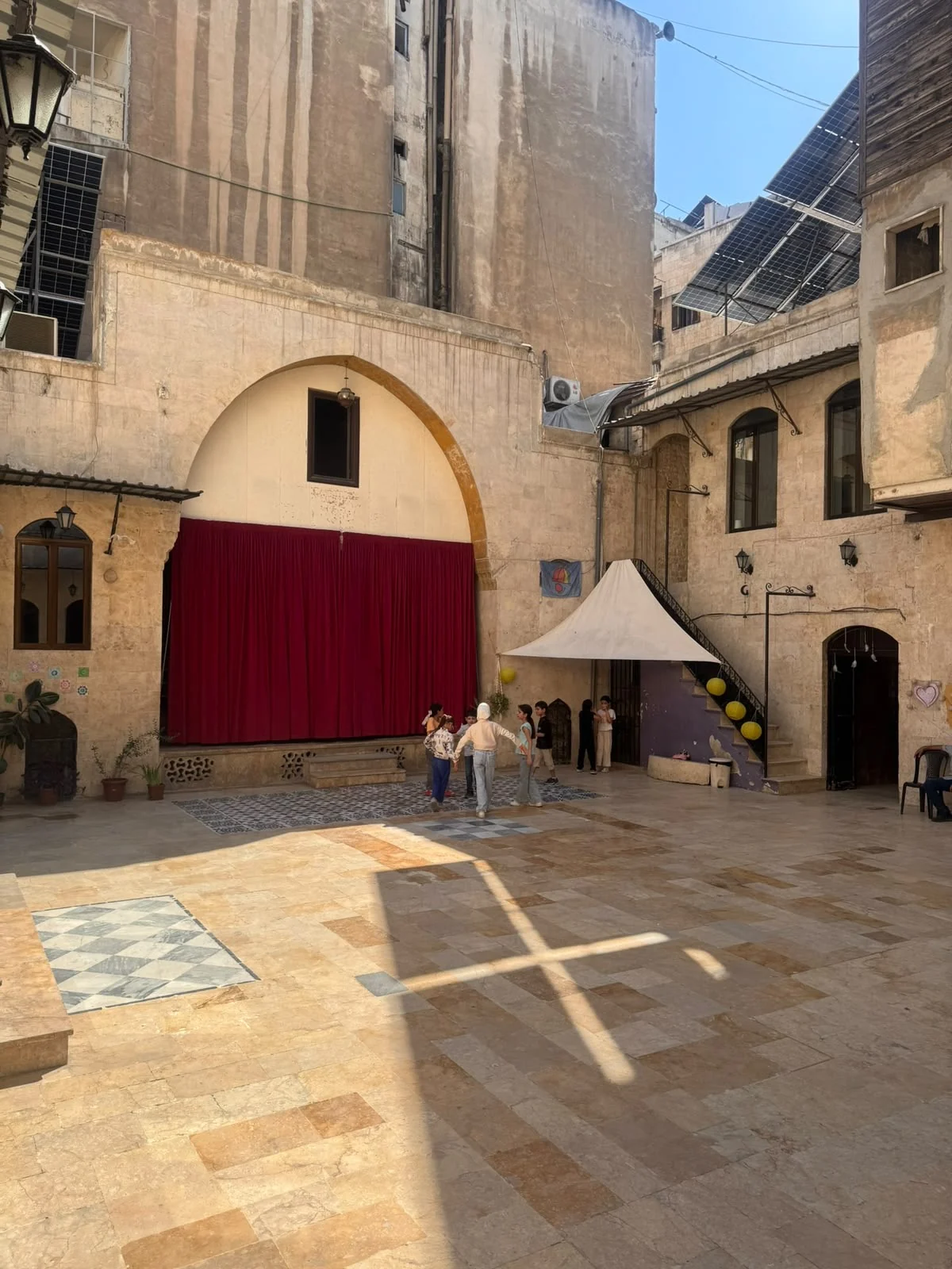 Photos of the 123 HOPE centre in Aleppo.