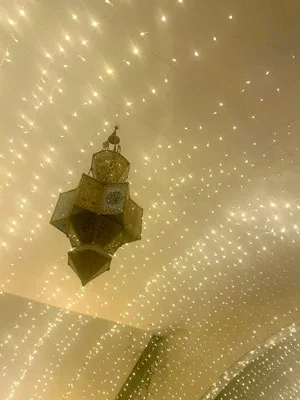 Lights and lantern, a symbol of hope