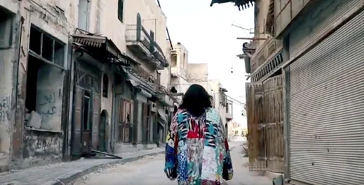 Soumaya Hallak in Aleppo.