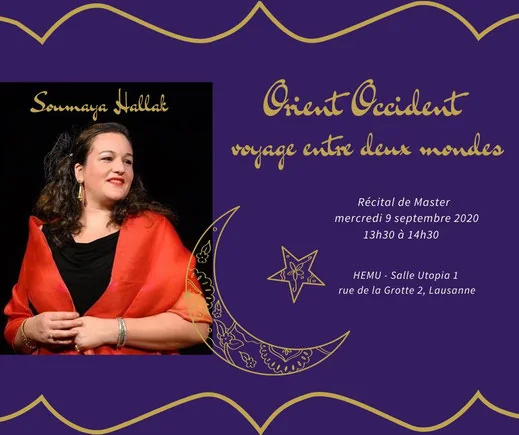East–West recital poster