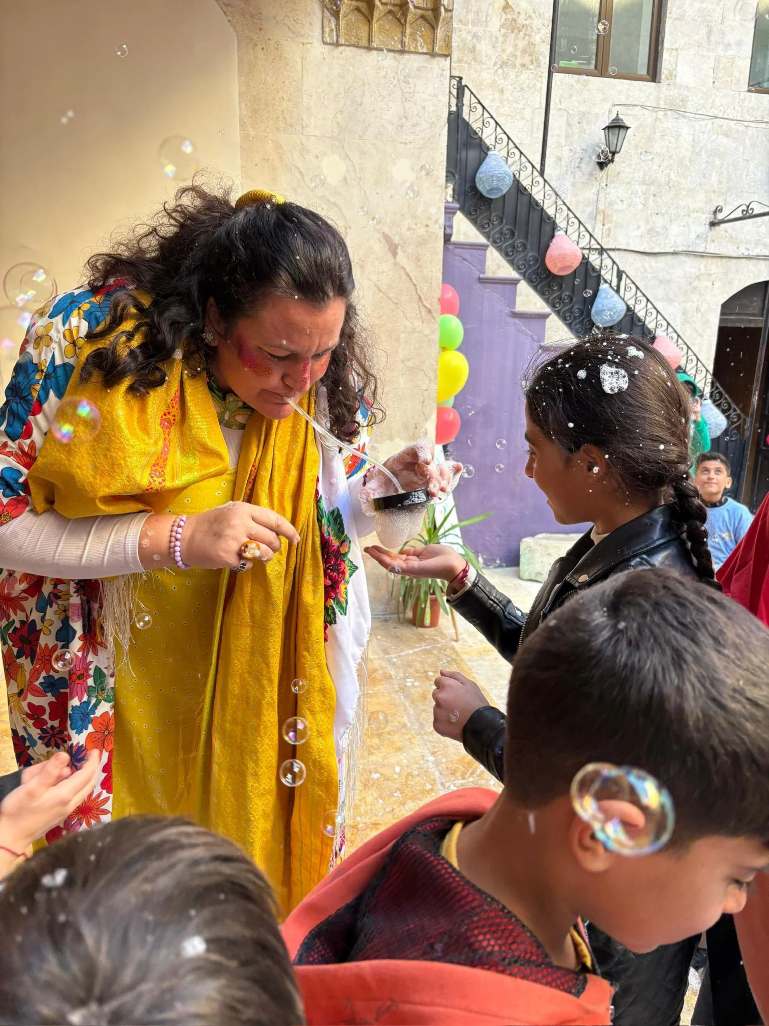 Group activity at the 123 HOPE centre in Aleppo.